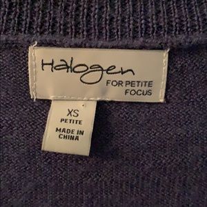 Halogen purple long cardigan.